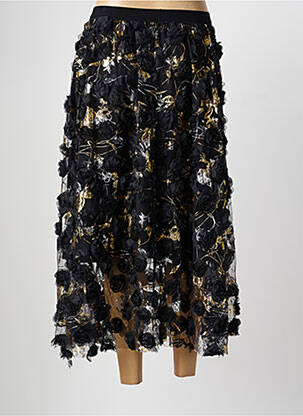 Jupe longue doublure noir CIVICO 1 femme