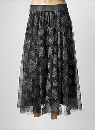 Jupe longue doublure gris ALTAMIRA femme