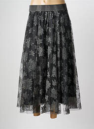Jupe longue doublure gris ALTAMIRA femme