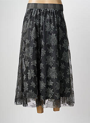 Jupe longue doublure gris ALTAMIRA femme