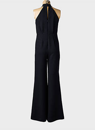 Combi-pantalon tissage crêpe sans manche noir ANGELA DAVIS femme