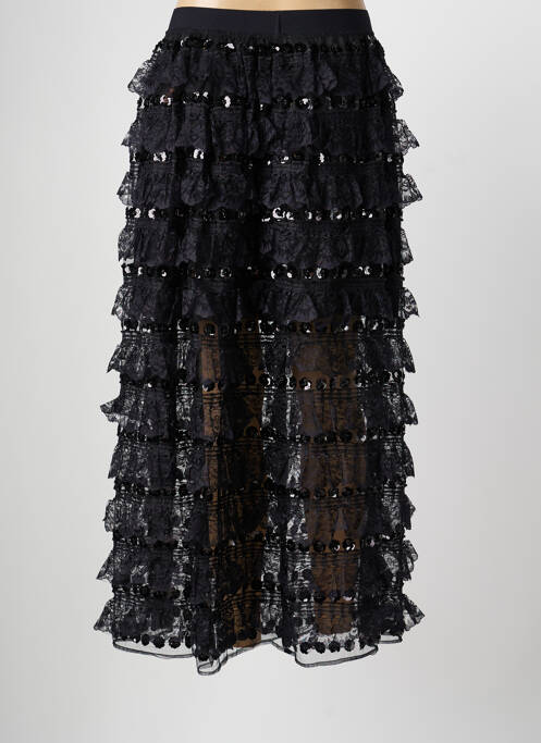 Jupe longue doublure noir CIVICO 1 femme