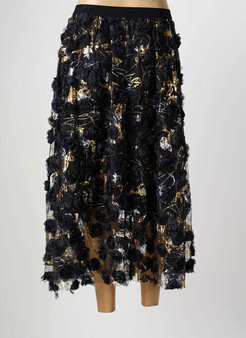 Jupe longue doublure noir CIVICO 1 femme