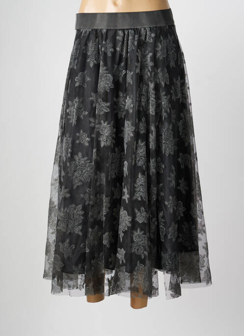 Jupe longue doublure gris ALTAMIRA femme