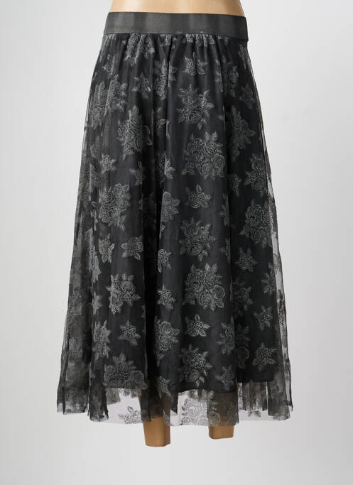 Jupe longue doublure gris ALTAMIRA femme