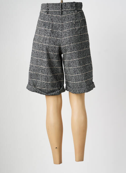 Bermuda taille haute taille haute noir CIVICO 1 femme