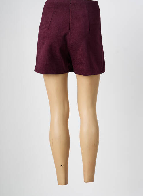 Jupe short taille haute rouge CIVICO 1 femme