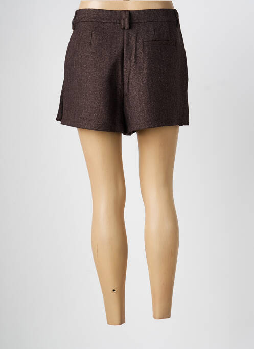 Jupe short taille normale marron CIVICO 1 femme