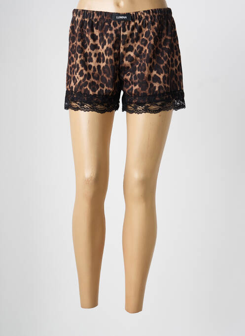 Short taille normale taille normale marron LUMINA femme