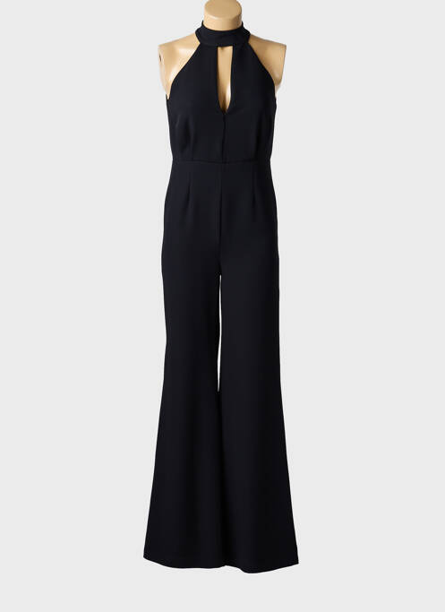 Combi-pantalon tissage crêpe sans manche noir ANGELA DAVIS femme