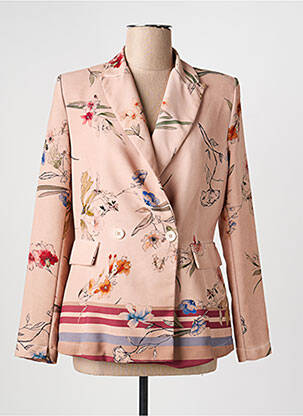 Blazer coupe cintrée rose ANGELA DAVIS femme