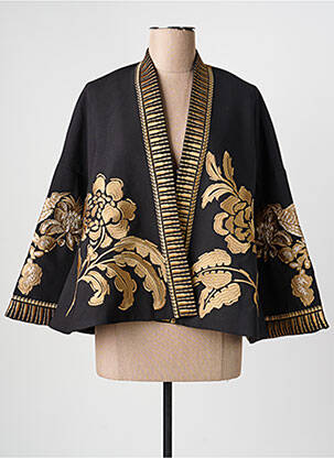 Veste casual coupe cintrée noir DE ROYAL femme