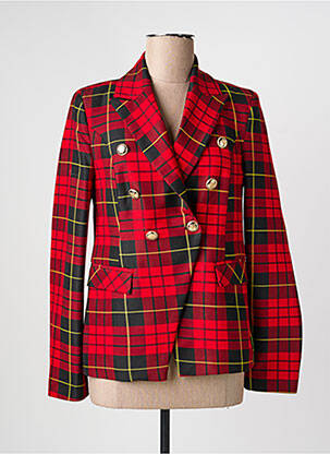 Blazer poches rouge CIVICO 1 femme