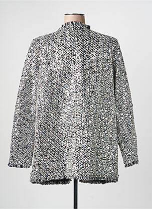 Veste casual col rond blanc CIVICO 1 femme