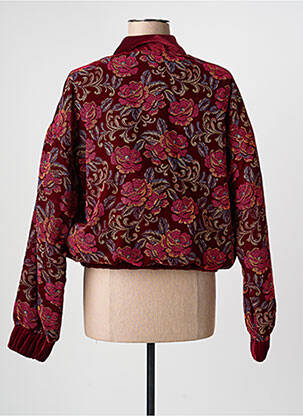 Veste casual col rond rouge ANGELA DAVIS femme