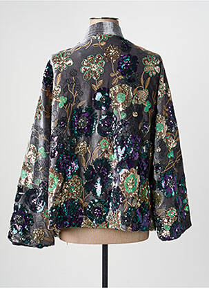 Veste casual coupe cintrée gris DE ROYAL femme