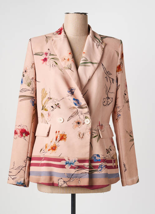 Blazer coupe cintrée rose ANGELA DAVIS femme