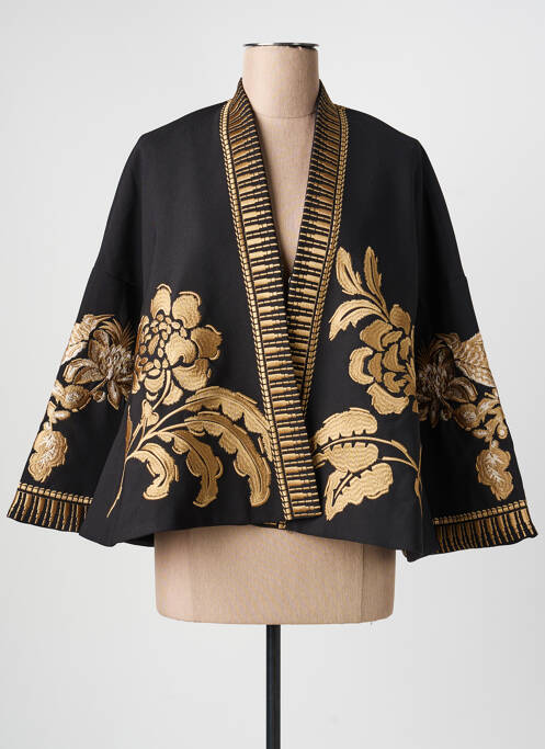 Veste casual coupe cintrée noir DE ROYAL femme