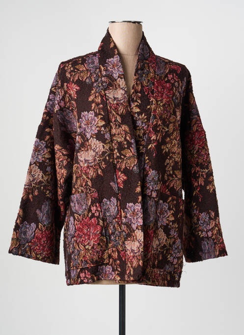 Veste casual coupe droite marron CIVICO 1 femme