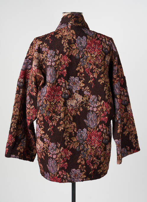 Veste casual coupe droite marron CIVICO 1 femme