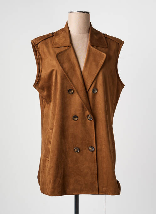 Blazer poches marron clair CIVICO 1 femme