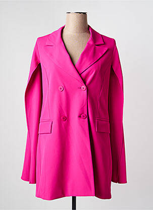 Blazer poches rose LUMINA femme