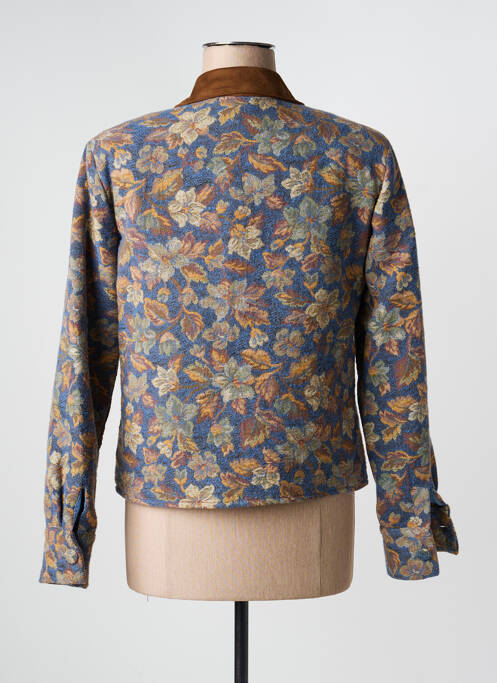 Veste casual col chemisier bleu CIVICO 1 femme