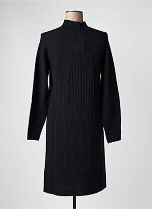 Robe pull stretch manches longues noir VOLPATO femme