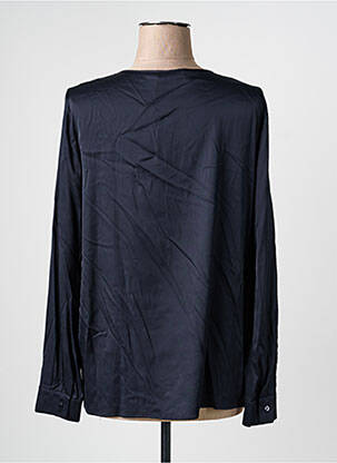 Blouse poignets boutonnés avec fente manches longues noir DIANA GALLESI femme
