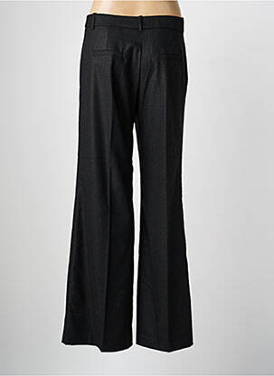 Pantalon large fermeture zippée sous rabat boutonné taille haute noir CIVICO 1 femme