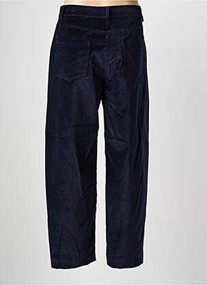 Pantalon droit stretch taille normale bleu ANGELA DAVIS femme