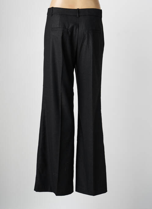 Pantalon large fermeture zippée sous rabat boutonné taille haute noir CIVICO 1 femme