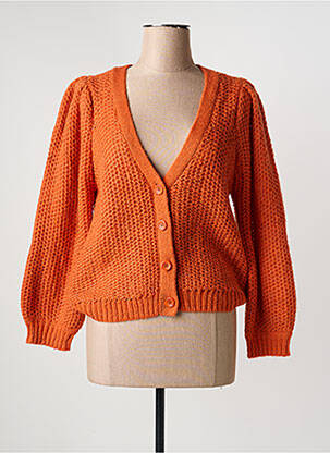 Gilet manches longues stretch orange BRANDTEX femme