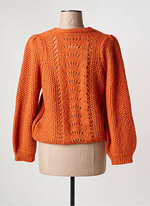 Gilet manches longues stretch orange BRANDTEX femme