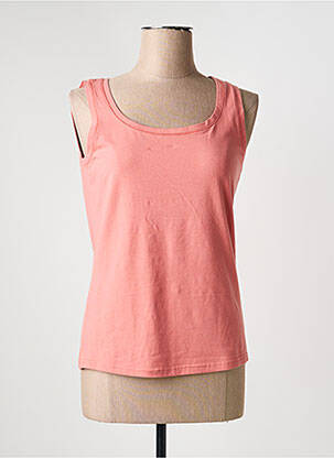 Débardeur stretch sans manche rose BRANDTEX femme