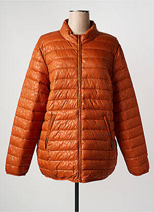 Doudoune poches sans capuche orange CISO femme