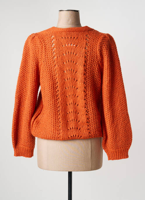 Gilet manches longues stretch orange BRANDTEX femme