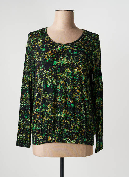 T-shirt manches longues manches longues vert SIGNATURE femme