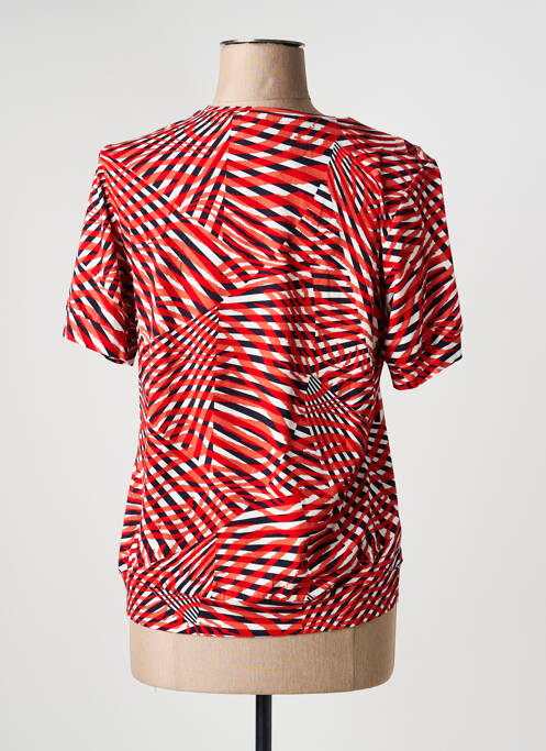 T-shirt stretch manches courtes rouge BRANDTEX femme