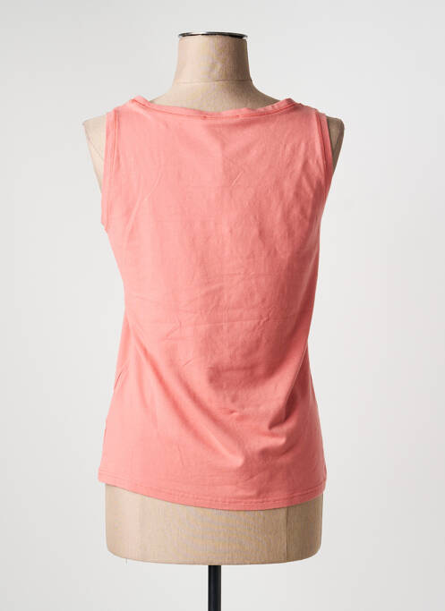 Débardeur stretch sans manche rose BRANDTEX femme