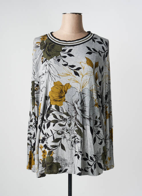 T-shirt manches longues manches longues gris BRANDTEX femme
