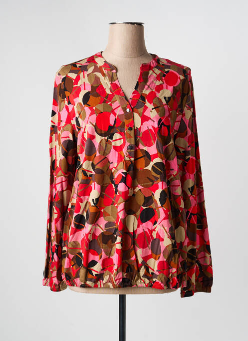 T-shirt manches longues manches longues rouge SIGNATURE femme