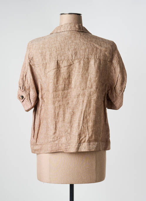 Blazer poches marron BRANDTEX femme