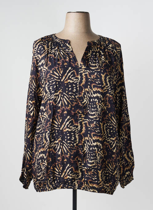 Blouse manches longues manches longues noir CISO femme