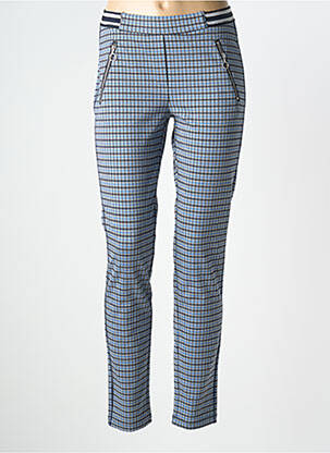 Pantalon slim taille élastique taille normale bleu BRANDTEX femme