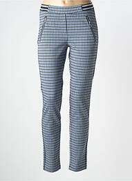 Pantalon slim taille élastique taille normale bleu BRANDTEX femme