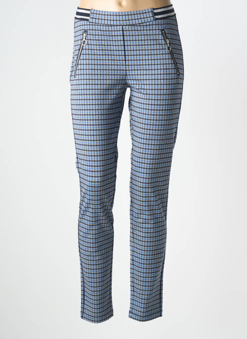 Pantalon slim taille élastique taille normale bleu BRANDTEX femme