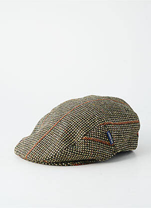 Chapeau imprimé rayures vert JACK MURPHY homme