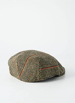 Chapeau imprimé rayures vert JACK MURPHY homme