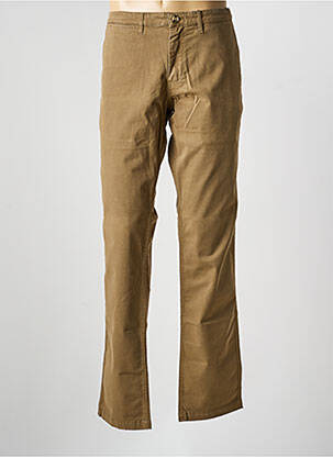 Pantalon chino stretch taille normale vert EDEN PARK homme